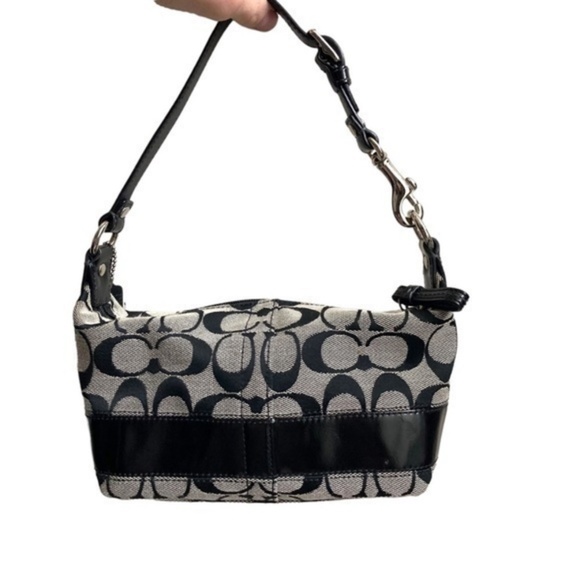 Coach 41642 RARE Y2K legacy collation black signature mini bag - Picture 9 of 13